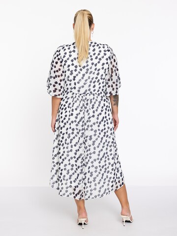 YOEK Dress 'Polka' in White