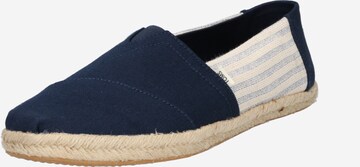 Espadrile 'ALPARGATA ROPE' de la TOMS pe albastru: față