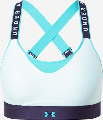 UNDER ARMOUR Bralette Sports Bra 'Infinity' in Green: front