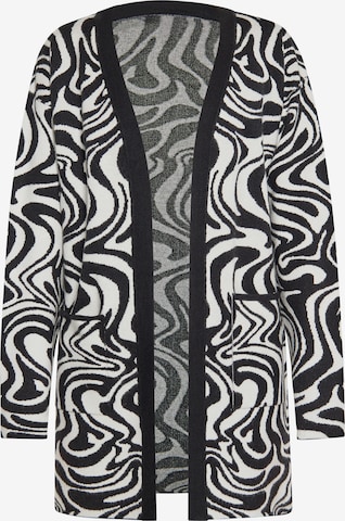 MYMO Strickjacke in Schwarz: Vorderseite