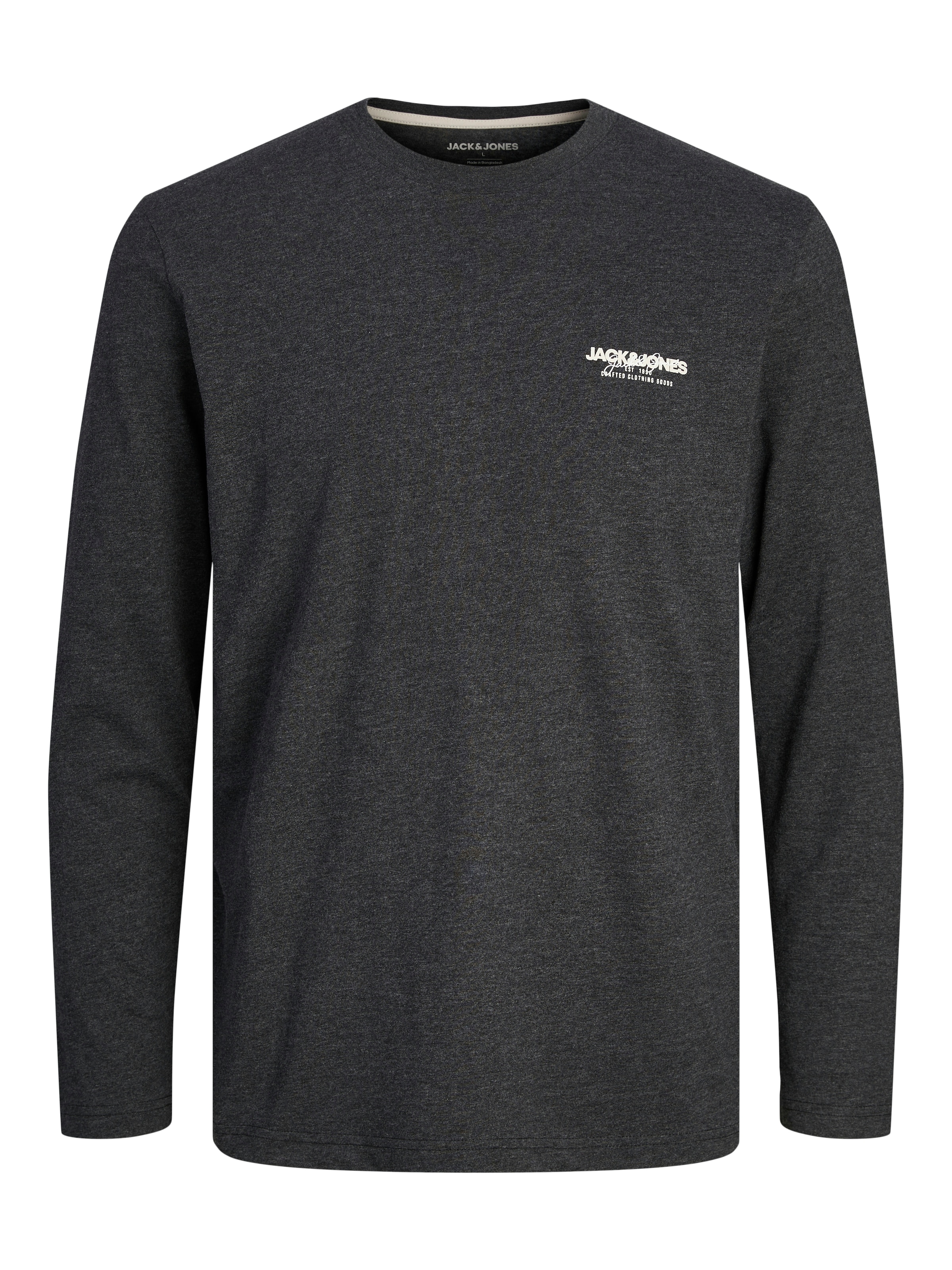 JACK & JONES - Camiseta 'JJAlvis' en negro: frente