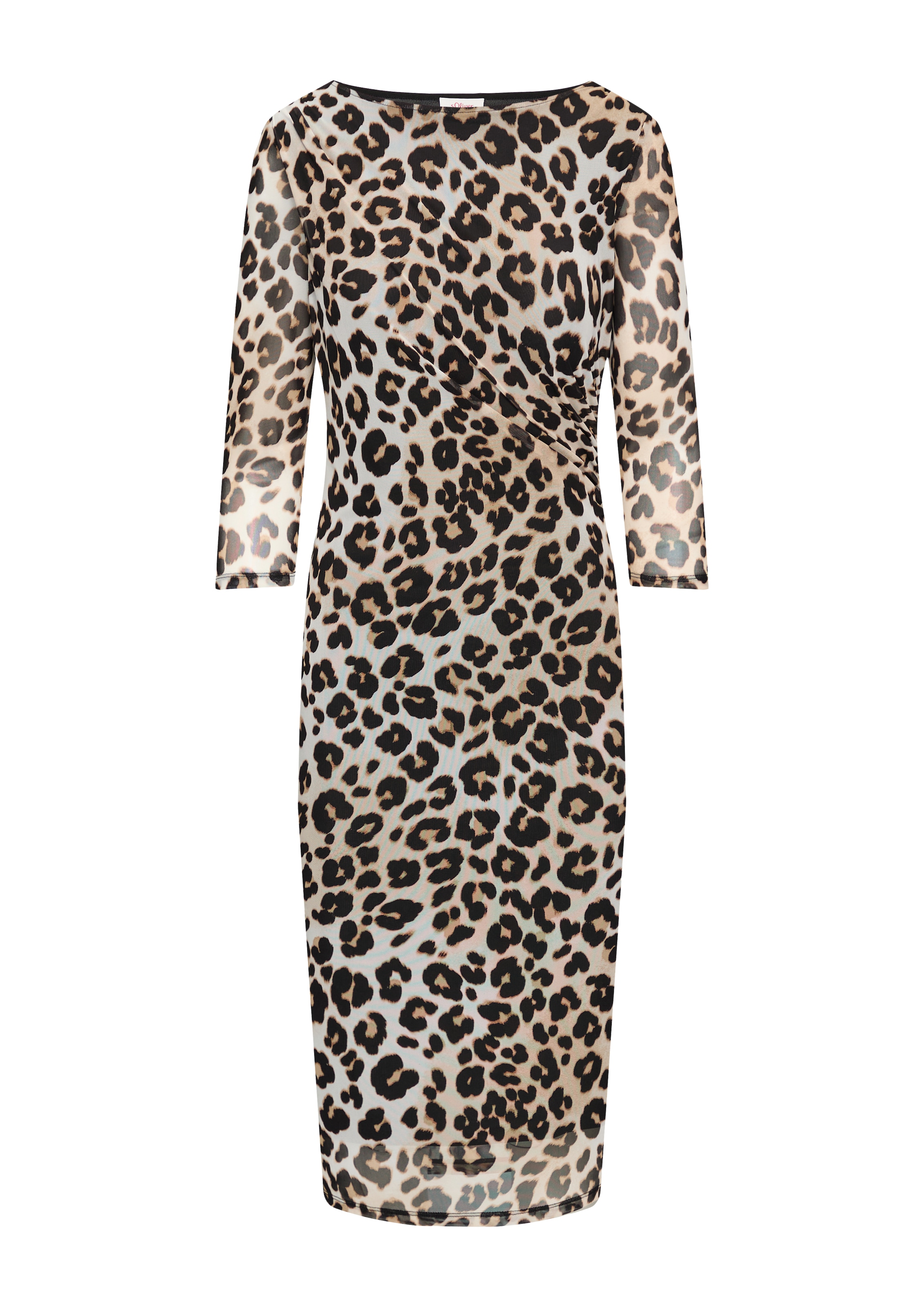 s.Oliver Kleid in Beige: Vorderseite