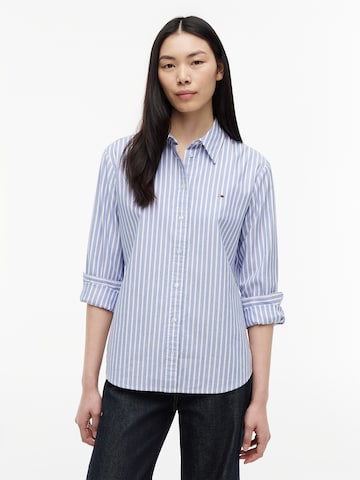 Camicia da donna di Tommy Jeans in blu: frontale