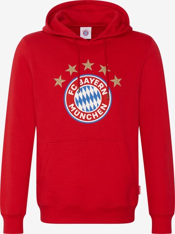 FC BAYERN MÜNCHEN Sweatshirt 'Logo' in Red: front