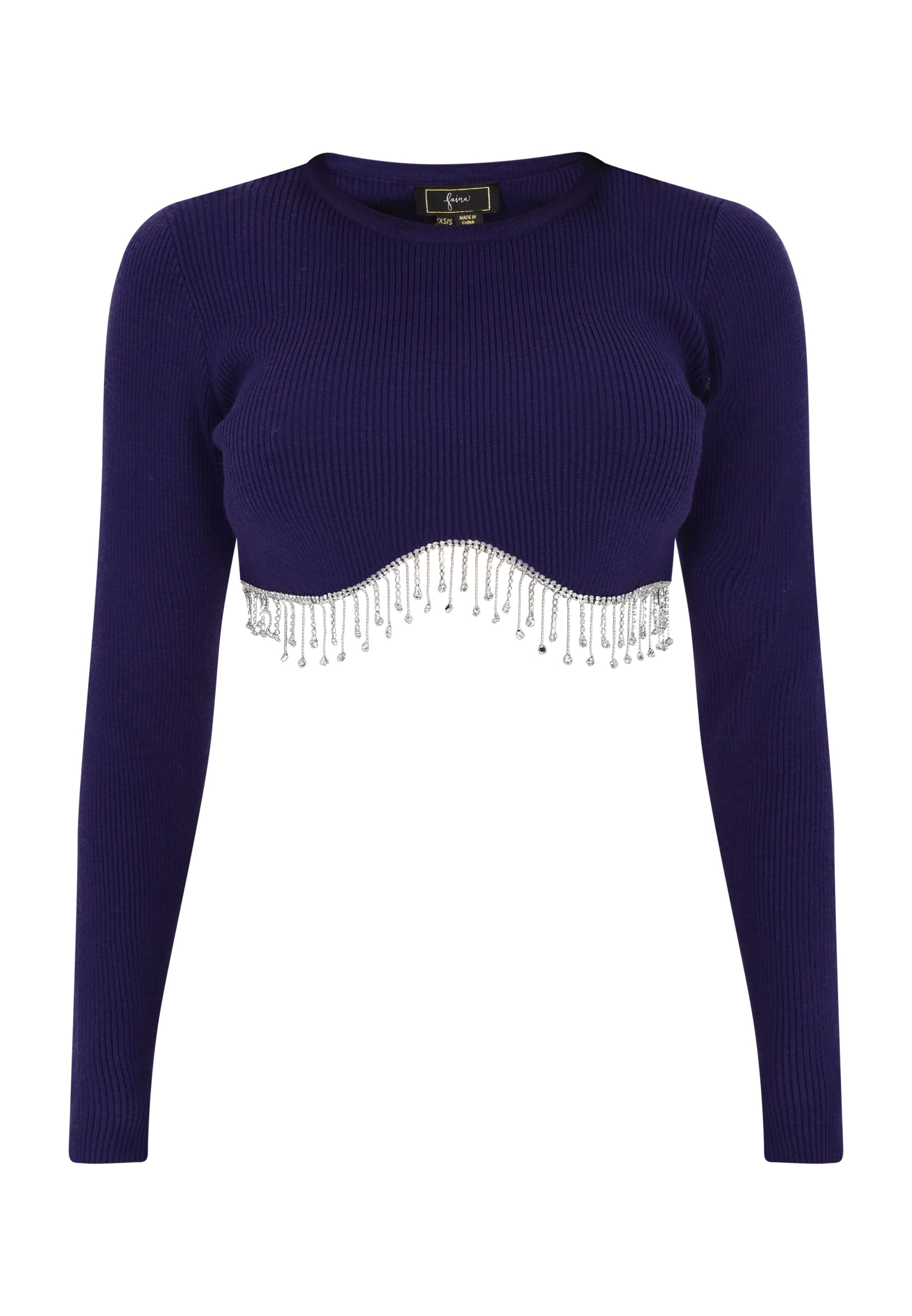 faina Shirts i blå: forside