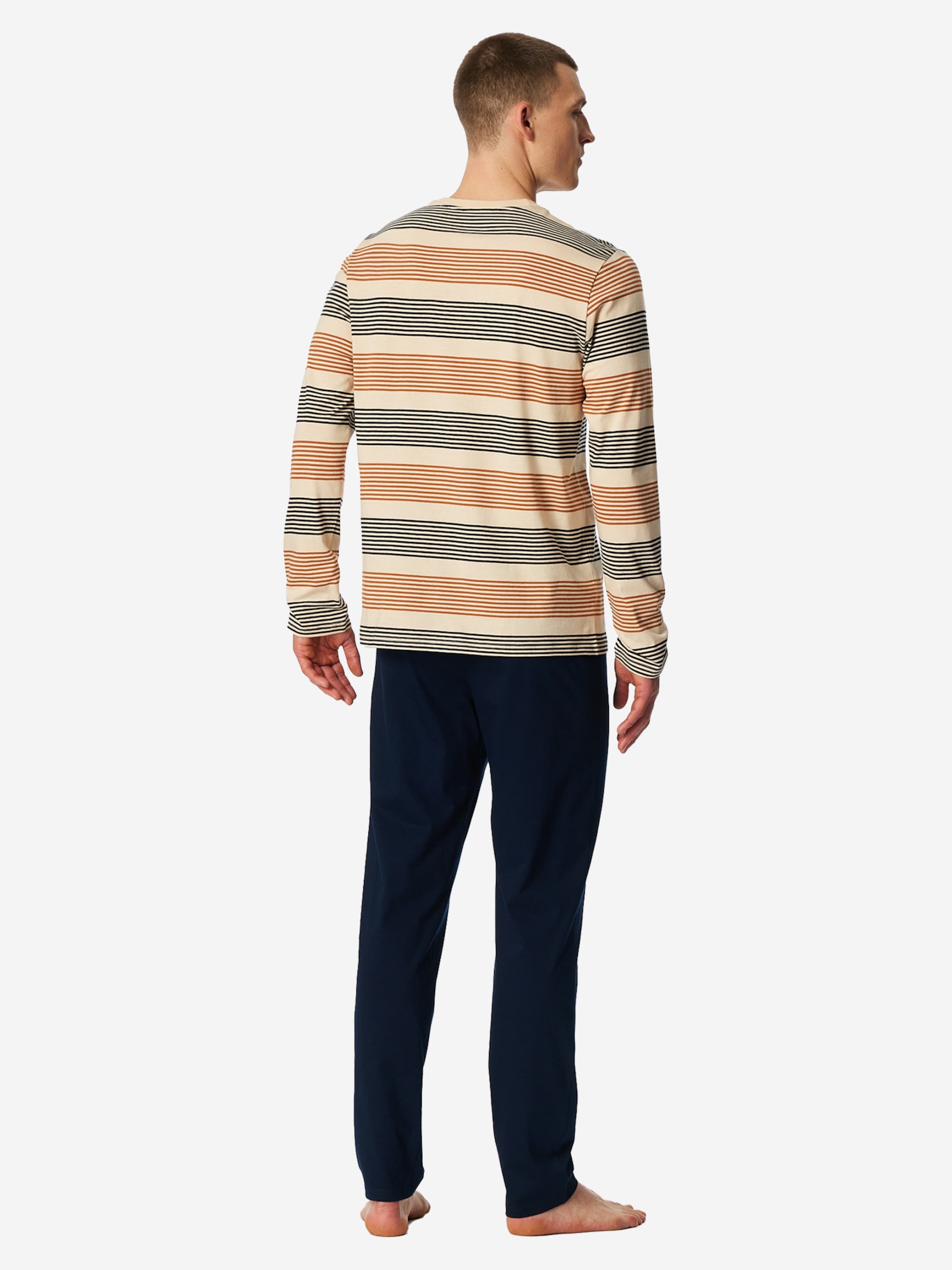 Pyjama long 'Casual Nightwear' SCHIESSER en mélange de couleurs