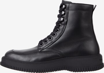 TOMMY HILFIGER Veterboots in Zwart: voorkant