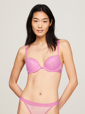 TOMMY HILFIGER Push-up Bra in Pink: front