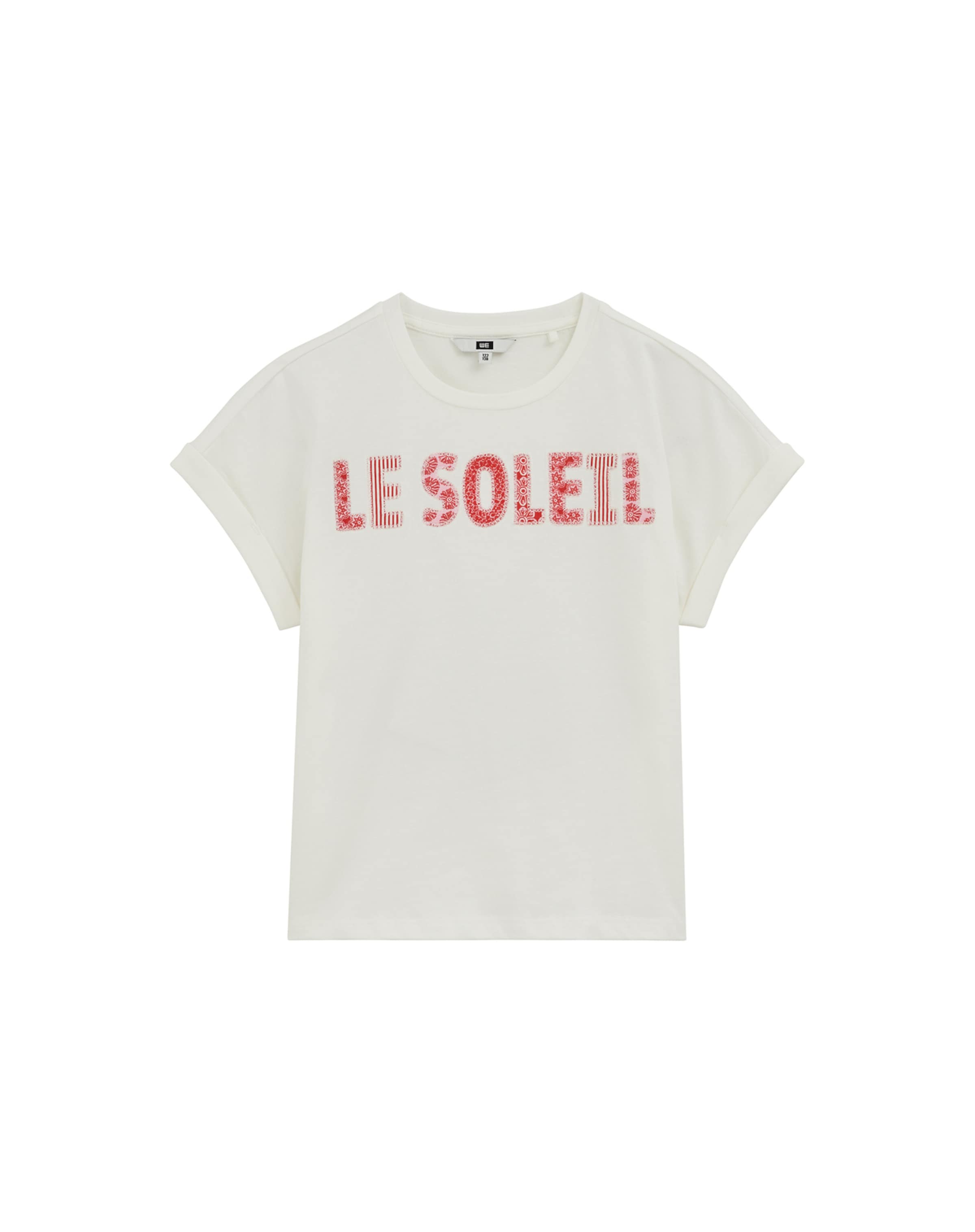 WE Fashion - Camiseta en blanco: frente