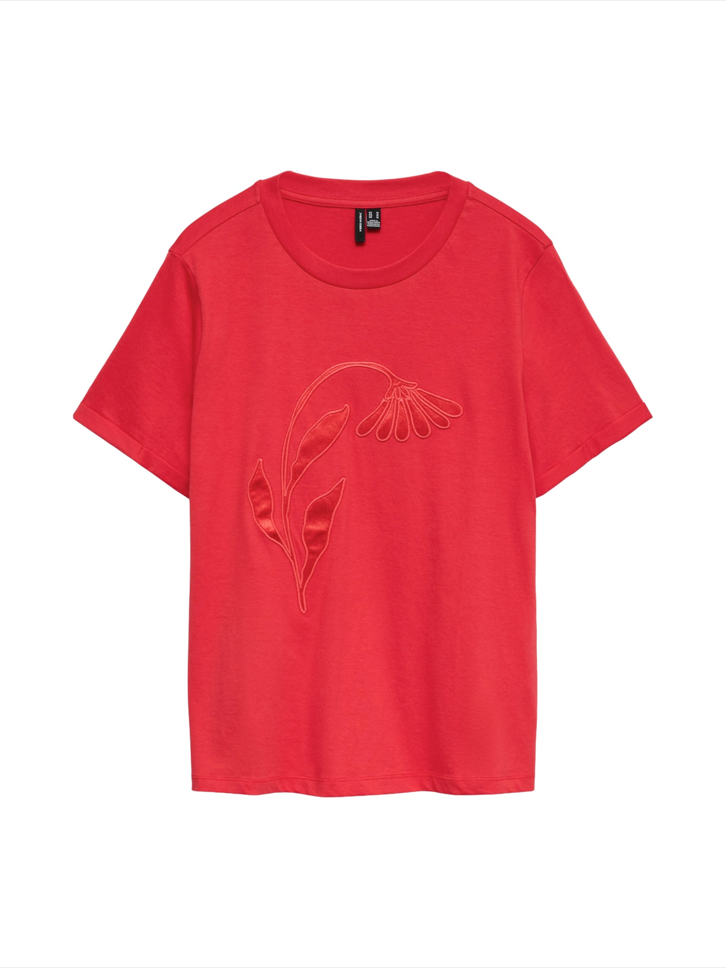 VERO MODA Shirt 'VMMAJA PAULINA' in Red: front