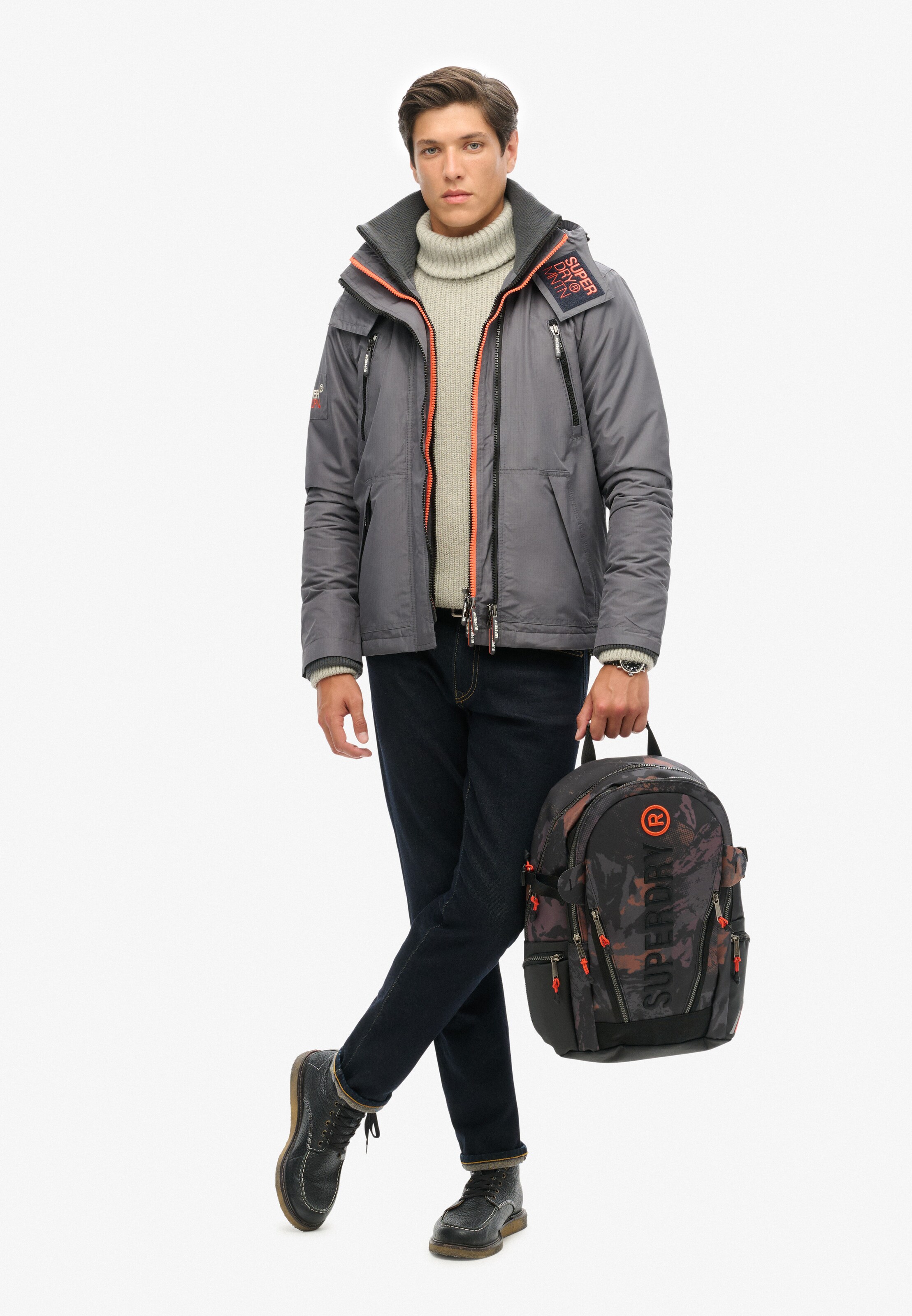 Superdry & Co Backpack in Black: front