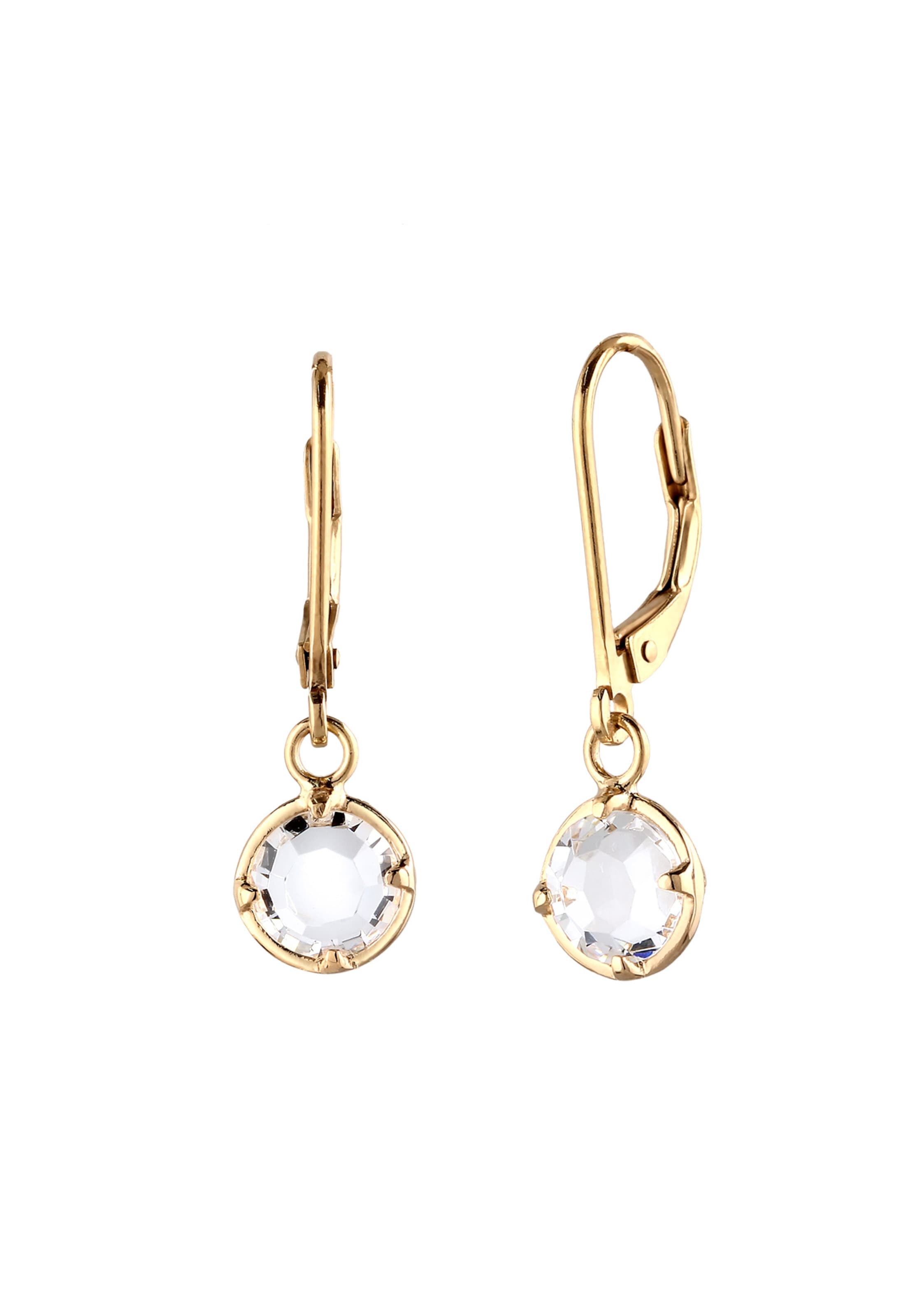 ELLI Earrings in Gold: front