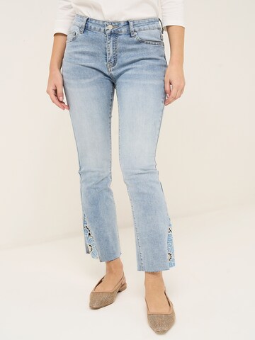 Camomilla Italia Flared Jeans 'Dilan' in Blauw: voorkant