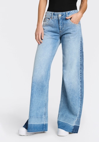 Herrlicher Wide Leg Jeans in Blau: Vorderseite