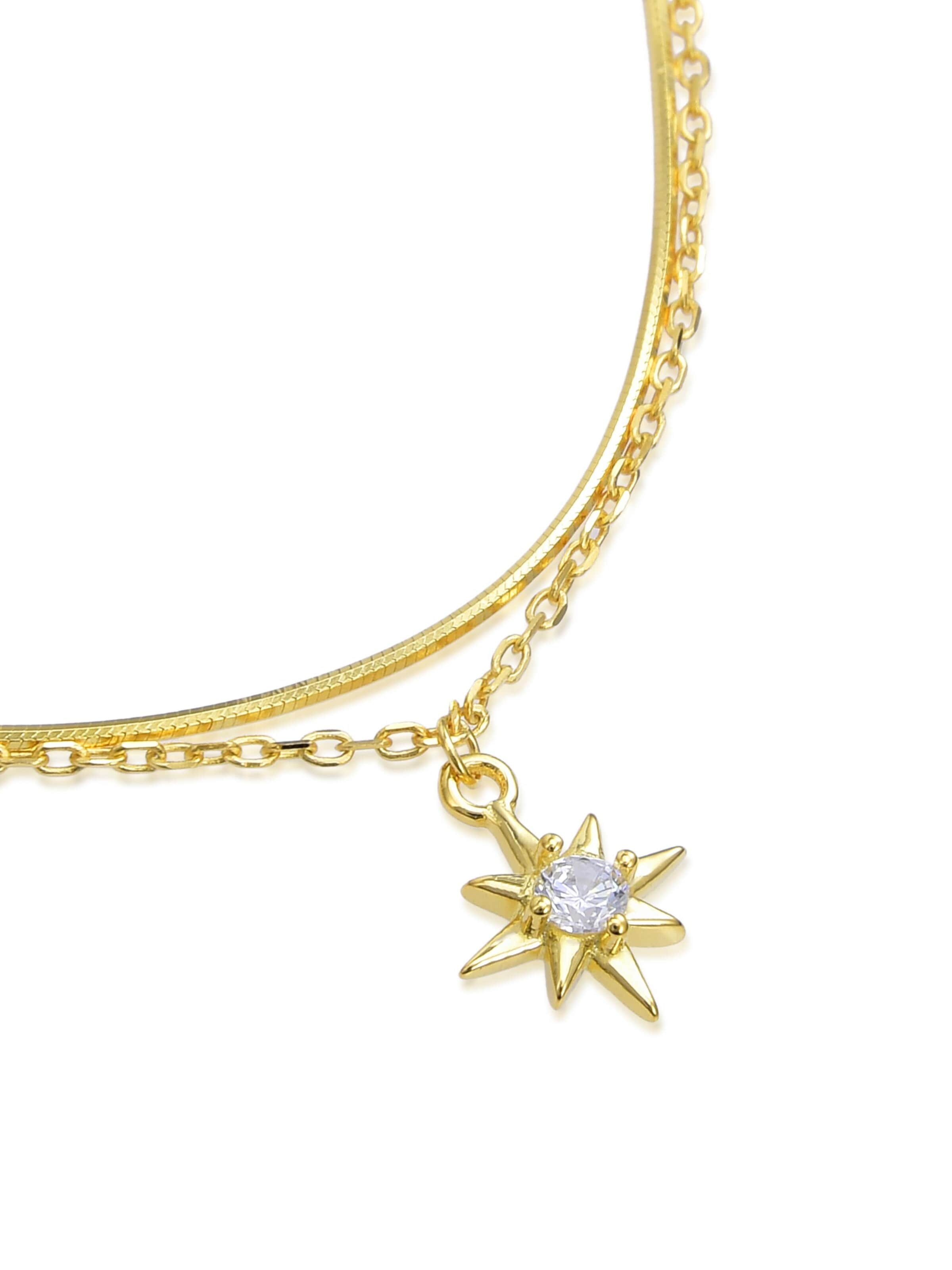 Luxenter Halsband 'Lialt' i guld