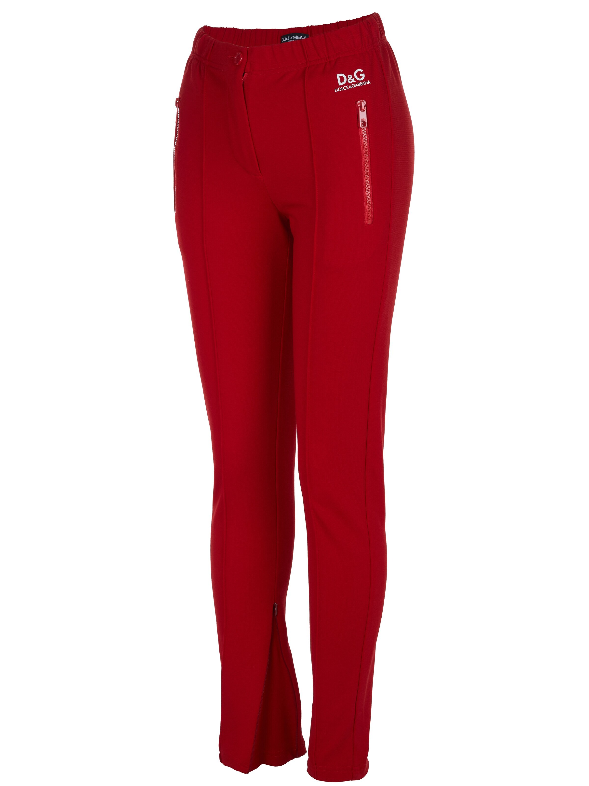 DOLCE & GABBANA Regular Sportbyxa 'Dolce & Gabbana Hose' i röd