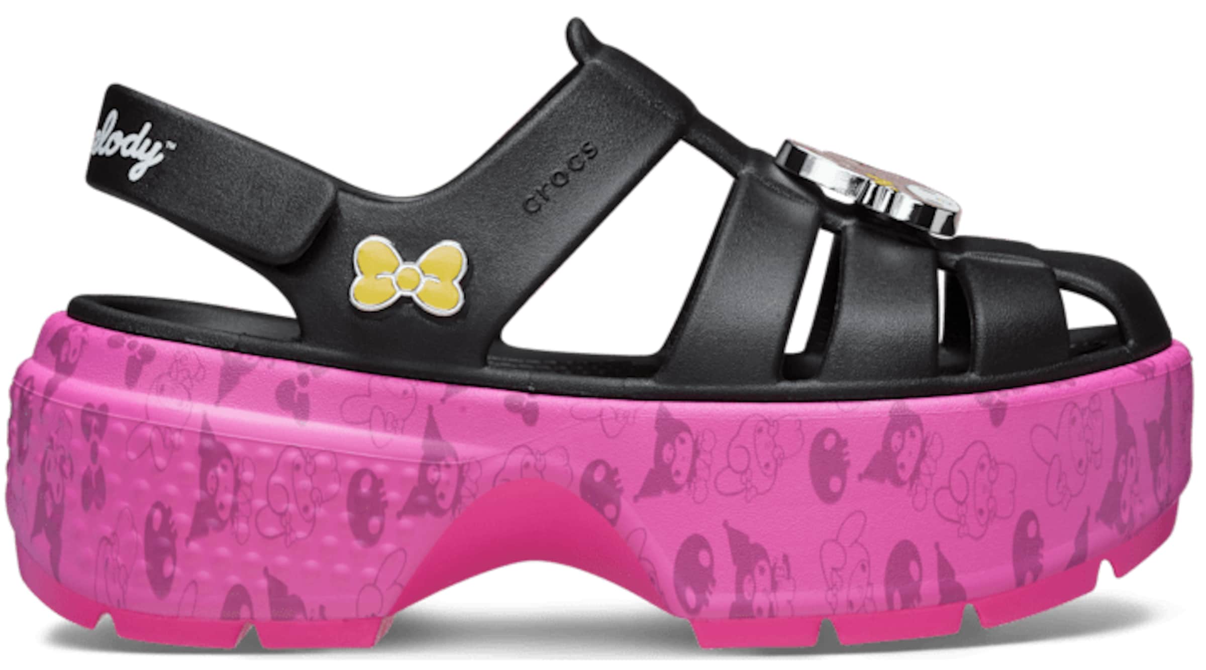 Crocs Босоножки в Черный