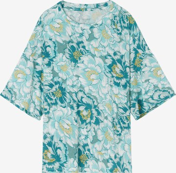 INTIMISSIMI Pajama Shirt 'EMERALD FLOWER' in Green: front