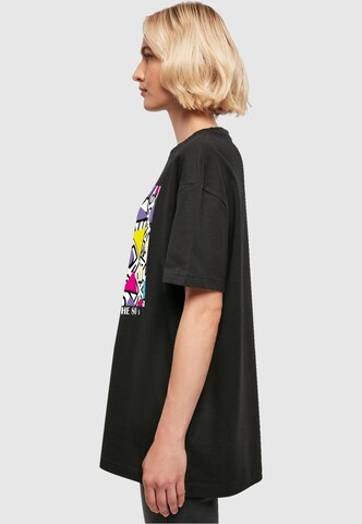 Mister Tee Shirt 'Geometric Retro' in Zwart