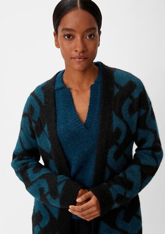 COMMA Strickjacke in Blau