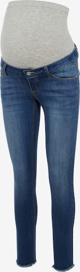 Pieces Maternity Jeans 'Della' in blue denim / graumeliert, Produktansicht