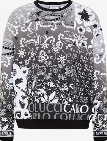 Sweat-shirt 'De Chirico' Carlo Colucci en noir : devant