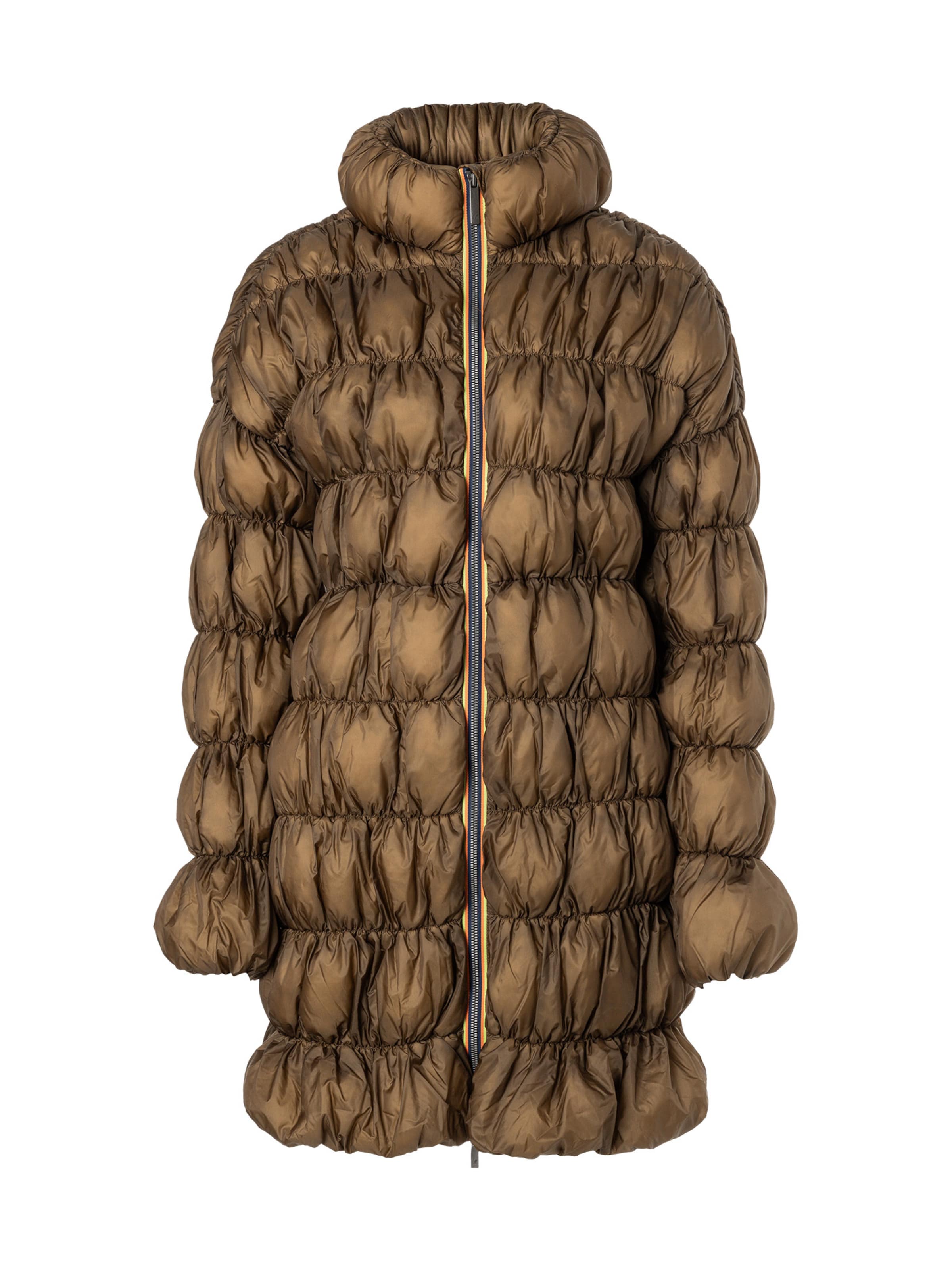 Veste d’hiver 'JIN' K-Way en marron : devant