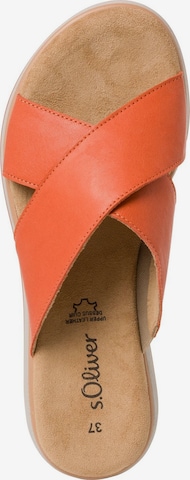 s.Oliver Pantolette in Orange