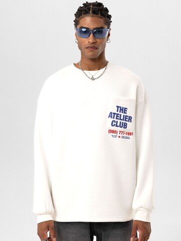 Sweat-shirt 'Leandro' Dandalo en blanc : devant