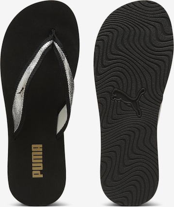 PUMA T-Bar Sandals in Black