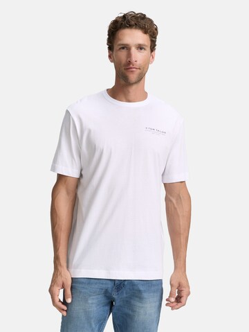 TOM TAILOR Shirt in White: front