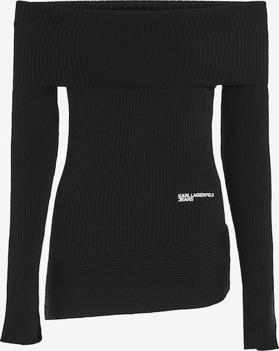 KARL LAGERFELD JEANS Shirt in schwarz / weiß, Produktansicht