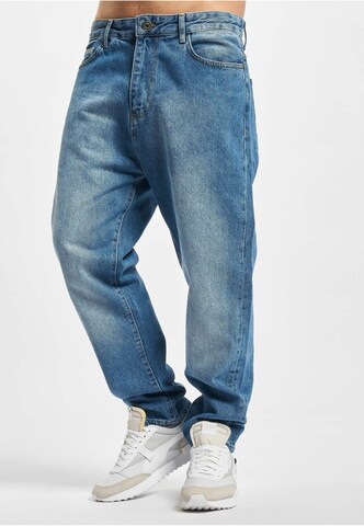 2Y Premium Loosefit Jeans in Blauw: voorkant