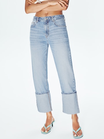 Pull&Bear Szabványos Farmer - kék: elől