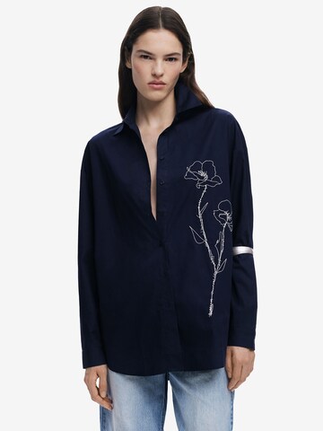 Desigual - Blusa en azul: frente