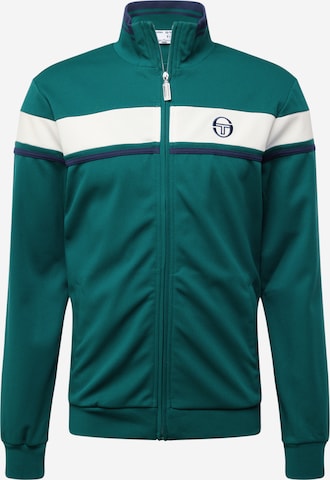 Sergio Tacchini Tepláková bunda 'DAMARINDO' - Zelená: predná strana