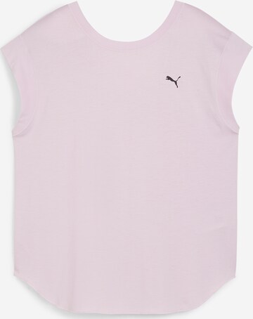 PUMA Functioneel shirt 'Studio Foundations' in Lila: voorkant