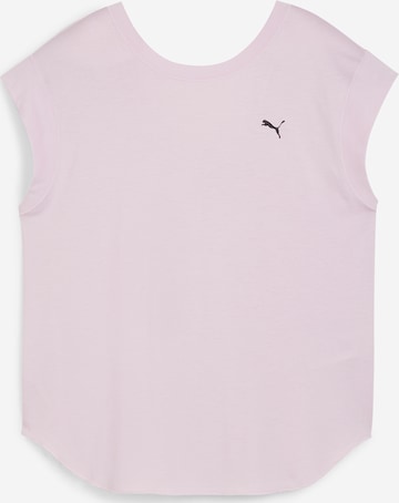 PUMA Functioneel shirt 'Studio Foundations' in Lila: voorkant