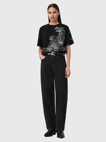 AllSaints - Camiseta 'POUNCE LISA' en negro