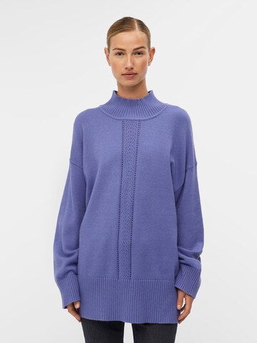 OBJECT Sweter w kolorze fioletowy: przód