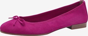 TAMARIS Ballet Flats in Pink: front