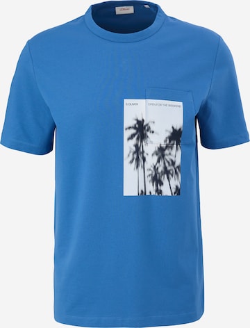 T-Shirt s.Oliver en bleu : devant