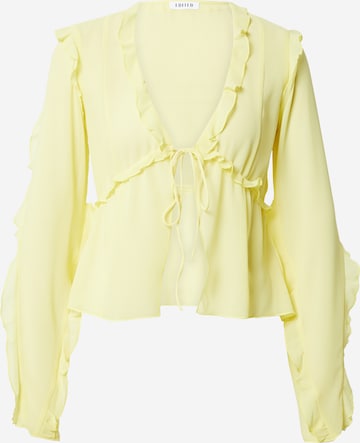 EDITED Blouse 'Ingrid' in Yellow: front