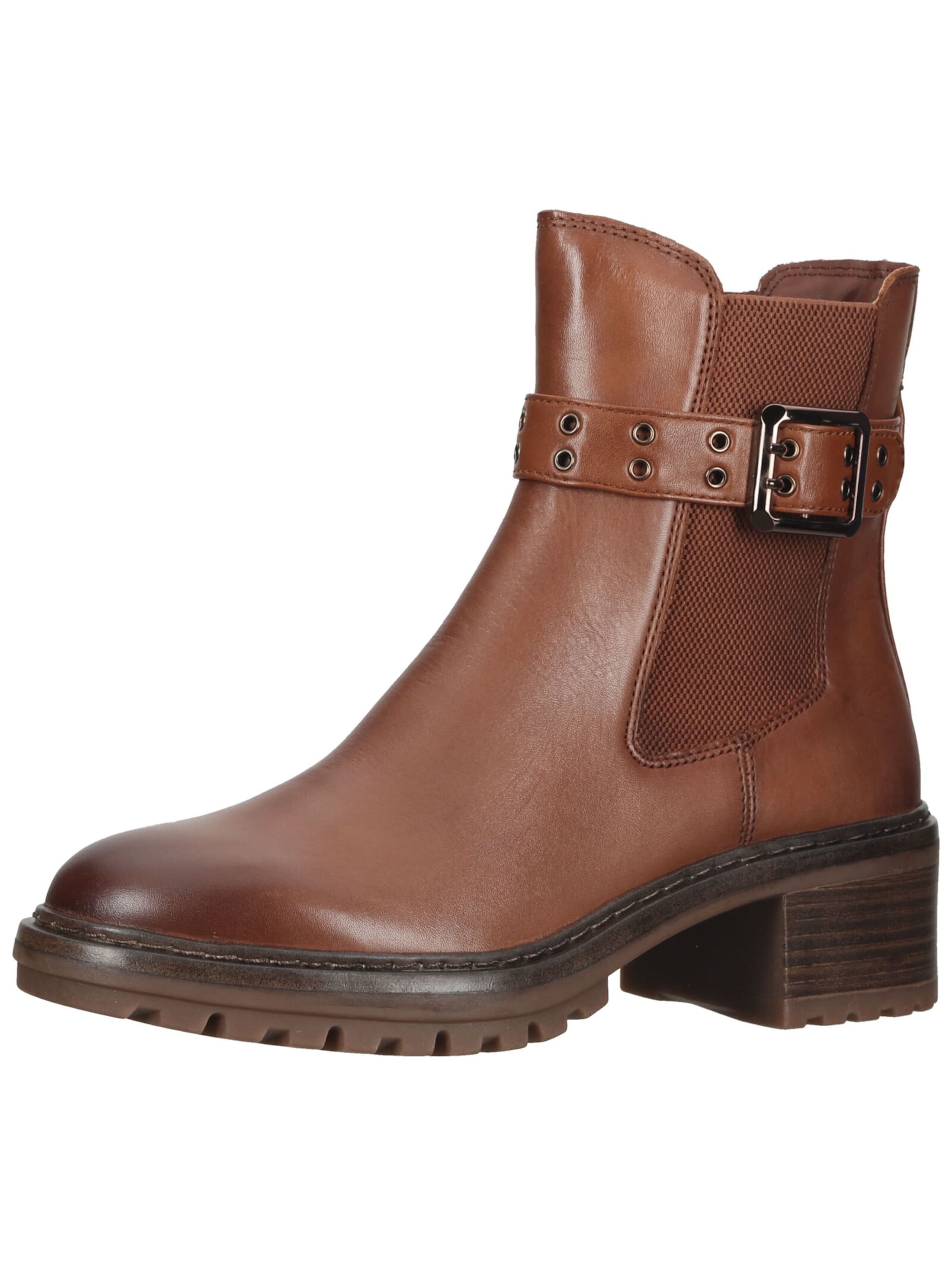 Tamaris Chelsea boots in Brown: front