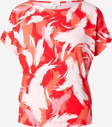 T-shirt s.Oliver en rouge : devant