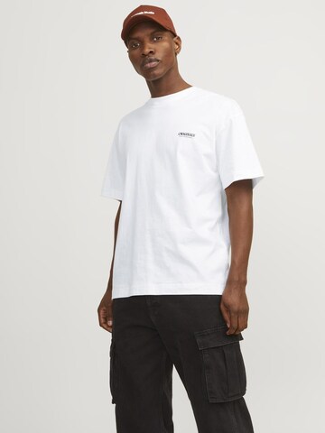 balts JACK & JONES T-Krekls 'MYKONOS'