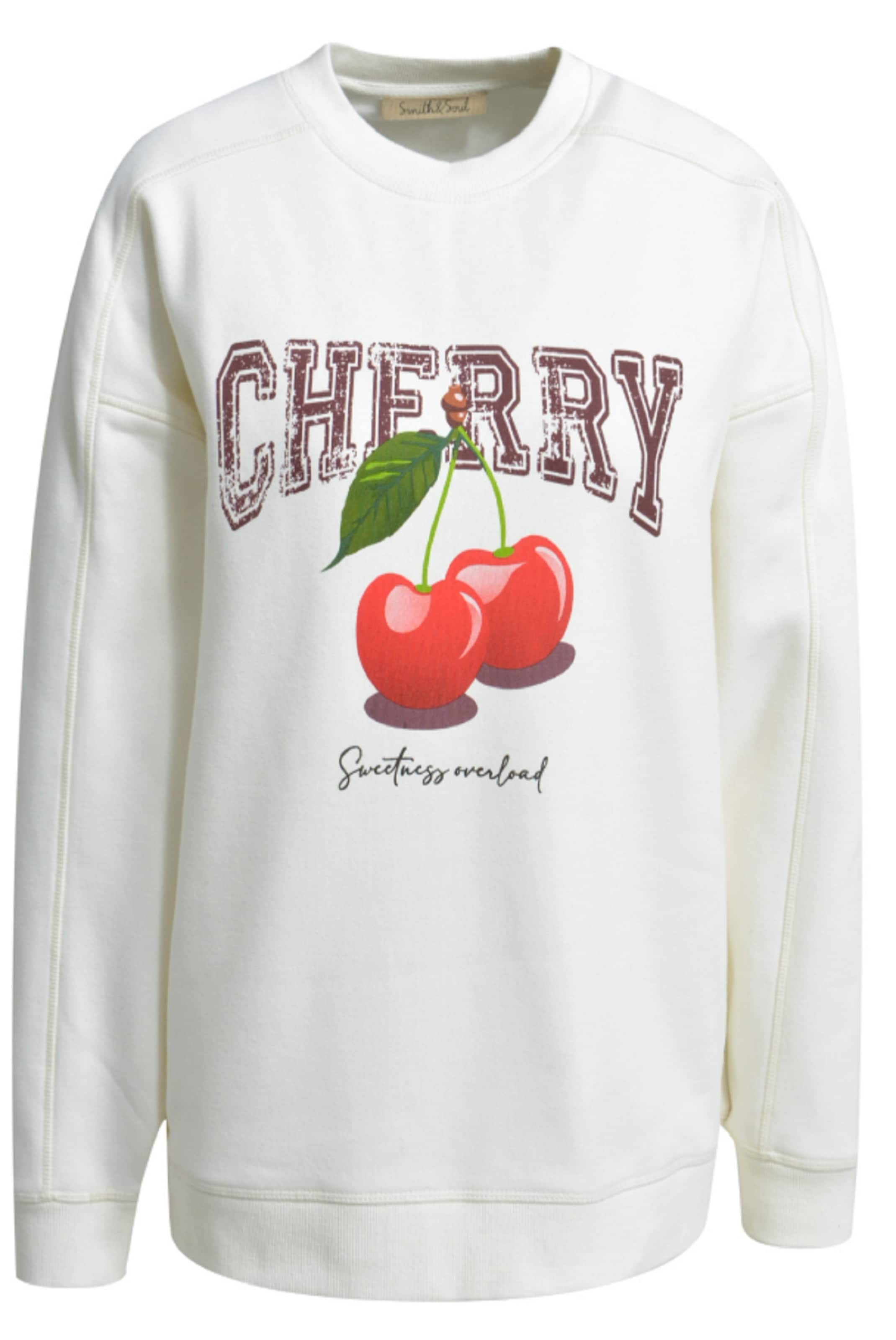Smith&Soul Sweatshirt in Weiß: Vorderseite