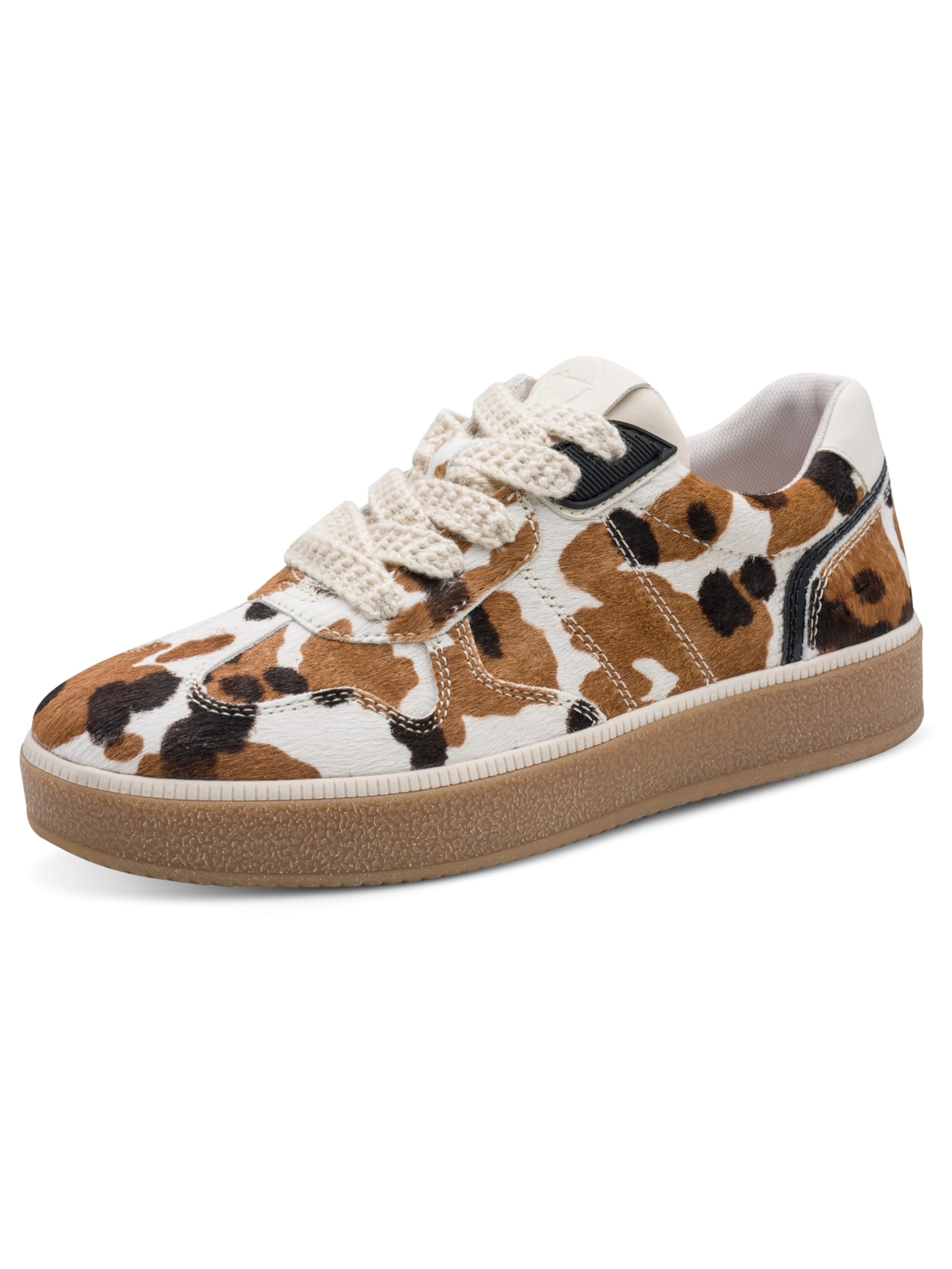 Tamaris Platform trainers in Brown: front