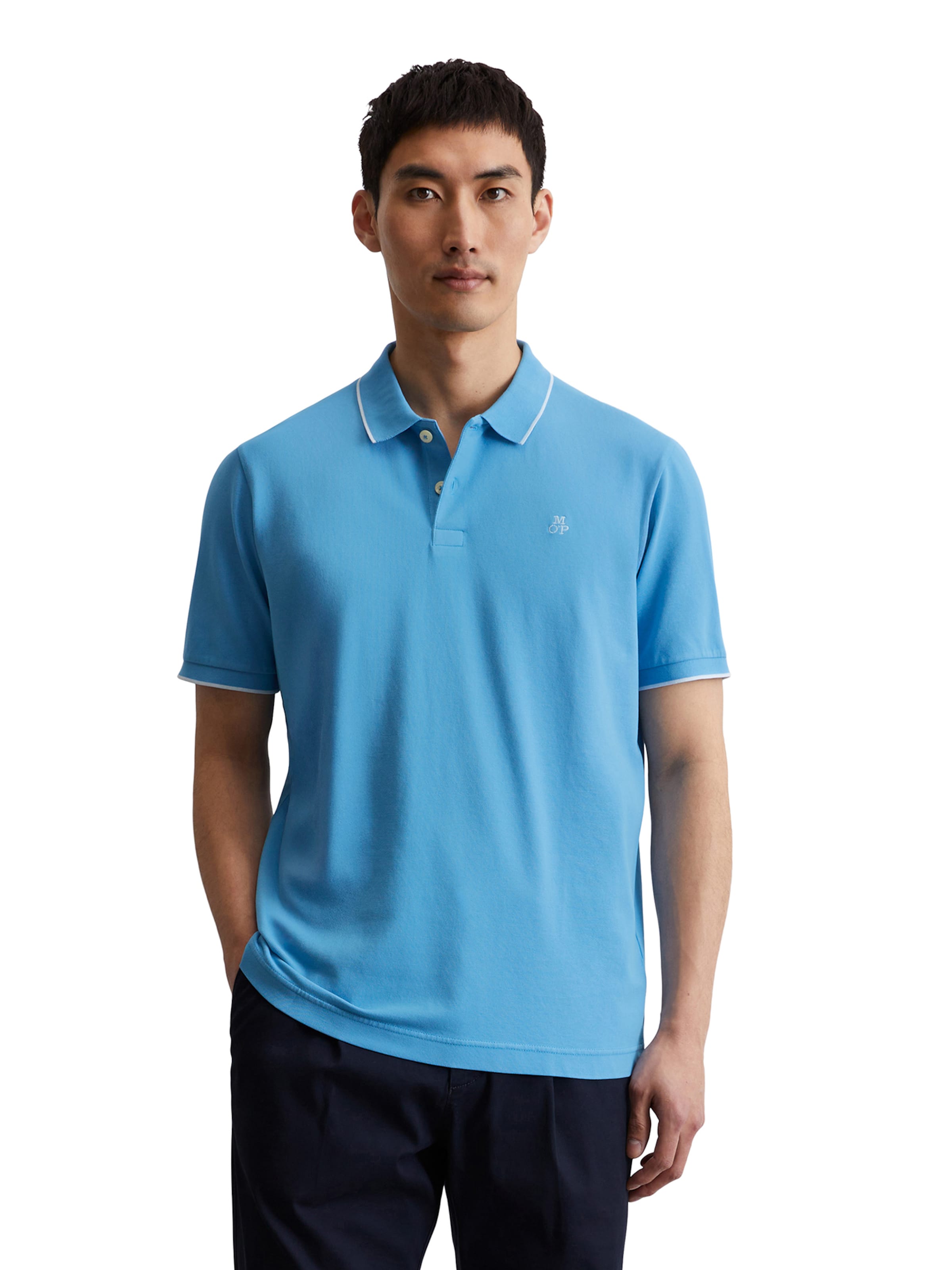 Marc O'Polo Poloshirt in Blau: Vorderseite
