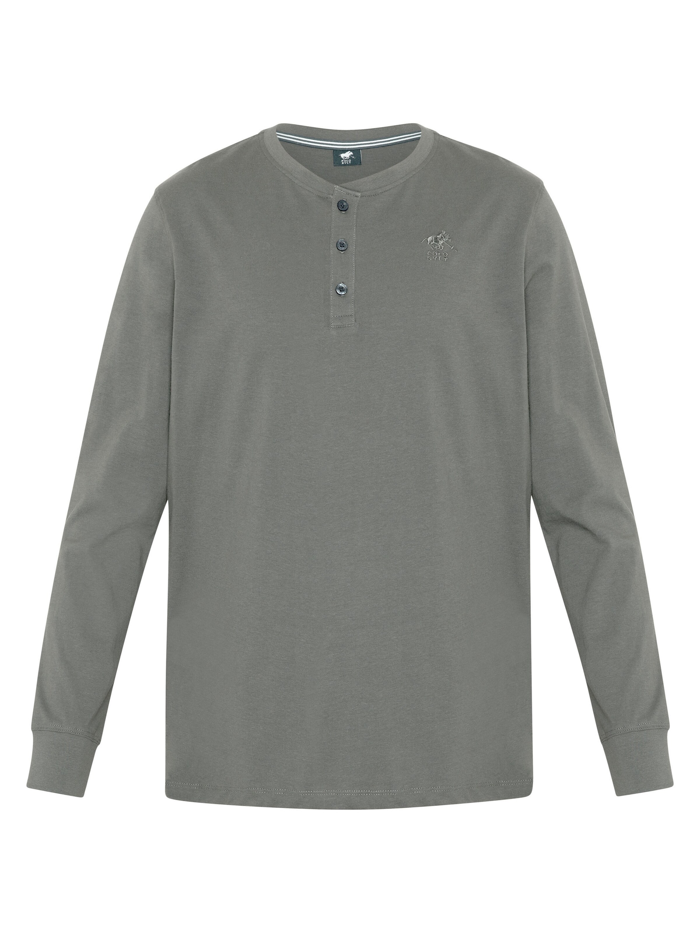 Polo Sylt Shirt in Grey: front